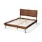 Baxton Studio Artemis Mid-Century Walnut Brown Finished Wood Full Size Platform Bed 156-9407-9425 - alternate 4